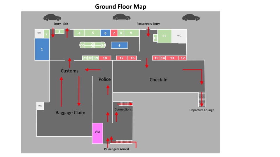 Ground Floor map